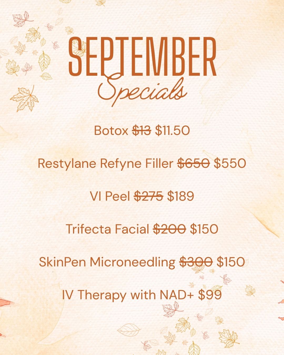 Body By Design Specials Pop-Up Graphic